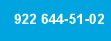 922 644-51-02 922 644-51-02